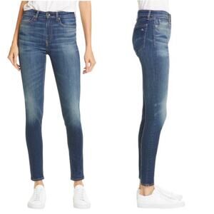 rag & bone Nina High Waist Skinny Jeans in Irving size 28